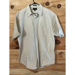 Alexander Julian Colours Tan Cotton Shirt - Men's XL